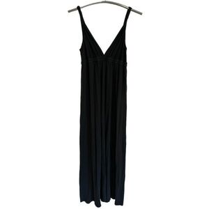GYPSY | WOMENS LONG FLOWY BLACK HIPPIE DRESS